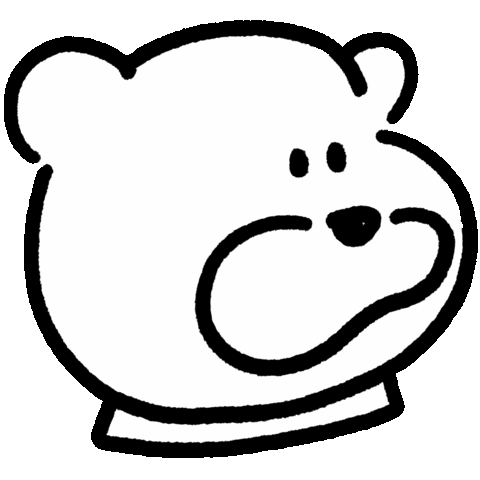 Bear くま Sticker