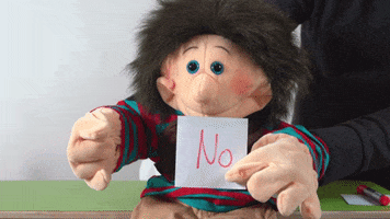 Rejection No GIF by Living Puppets