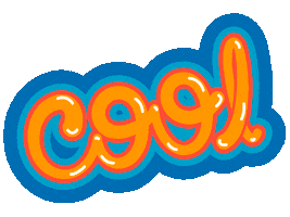 Typography Lettering Sticker