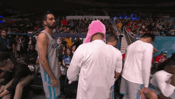 here you go bad bunny GIF by NBA