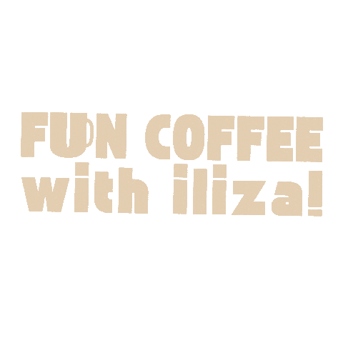 Iced Coffee Sticker by Iliza Shlesinger
