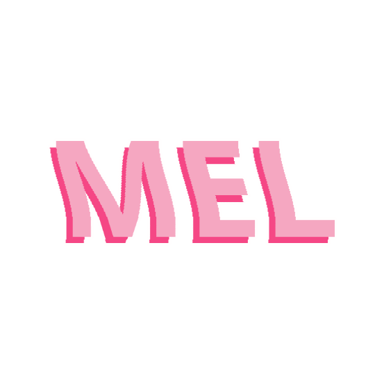 Name Mel Sticker by Peaky Digital