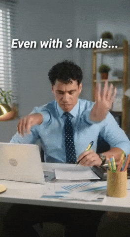 Multitasking 3 Hands GIF by The Prepared Performer