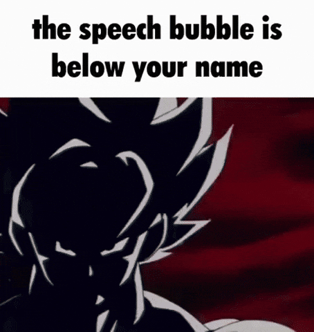 Speech Bubble Reaction Meme GIF