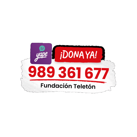 Dona Ya Sticker by Teletón Perú