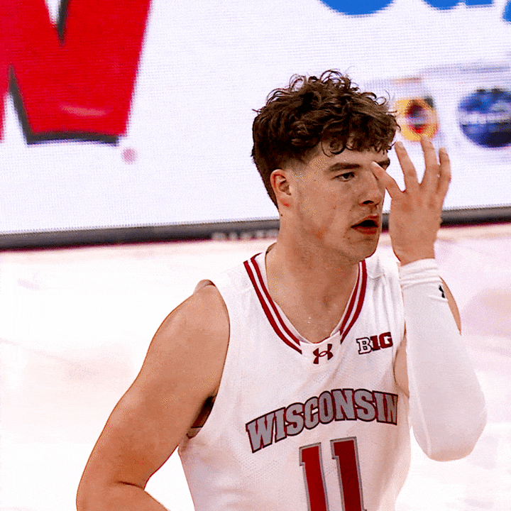 Happy College Sports GIF by Wisconsin Badgers