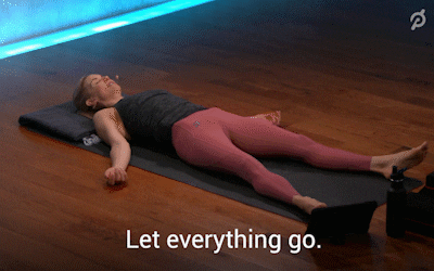 Relaxed Yoga GIF by Peloton - Find & Share on GIPHY