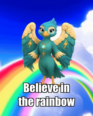 Rainbow Love GIF