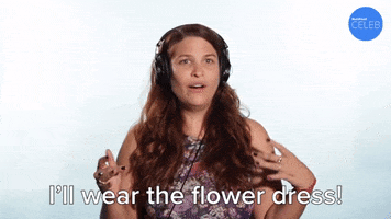 Kiss Me Flower Dress GIF by BuzzFeed