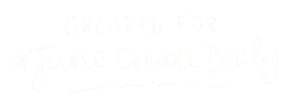 June Create Daily Sticker