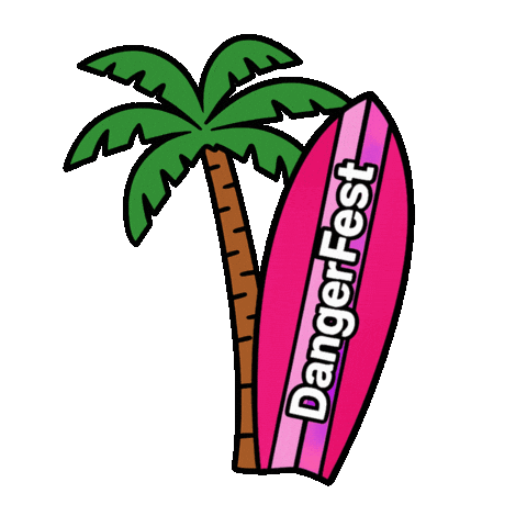 Party Beach Sticker by Danger Jones™