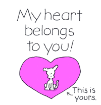 I Love You GIF by Chippy the Dog I Love You GIF by Chippy the Dog