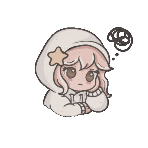Confused Thinking Of You Sticker