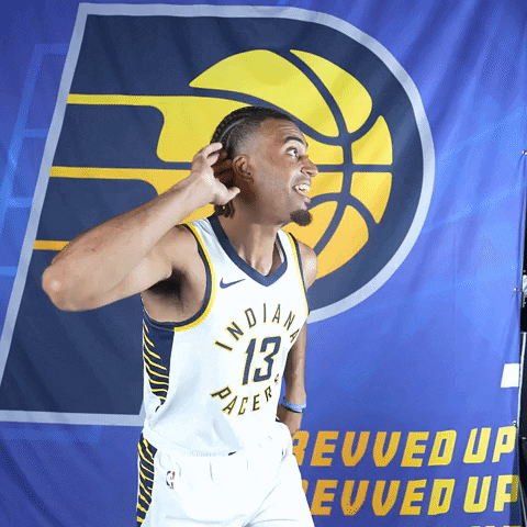 Cant Hear You Pump Up GIF by Indiana Pacers