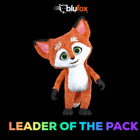 Leader Of The Pack Fox GIF by Blufox Mobile