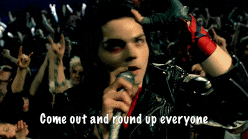 Lets Go Concert GIF by My Chemical Romance