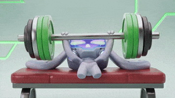 Gym Bunny GIF by KPR