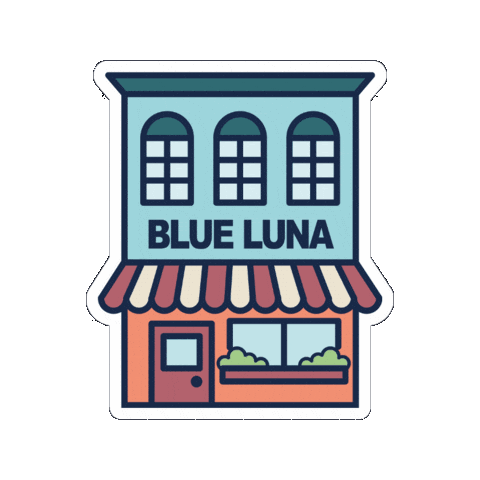 Cafe City Sticker by Blue Luna