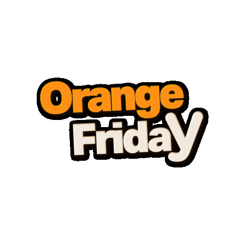 Orange Friday Sticker by Sym