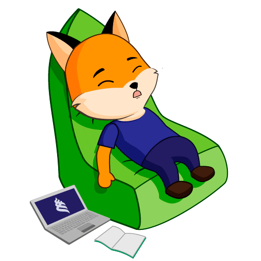 Fox Sleep Sticker by Far Eastern Federal University