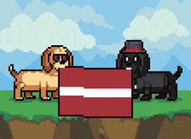 Dog Pixel GIF by Abstract HotDogs