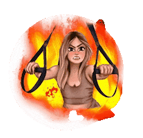 Fire Гнев Sticker by FreshStretching