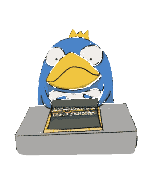 Penguin Sushi Sticker by ShiGai