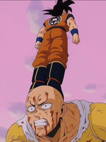 One Punch Man Goku Vs Saitama GIF