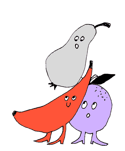 Friends Banana Sticker by Kleiner Kreis