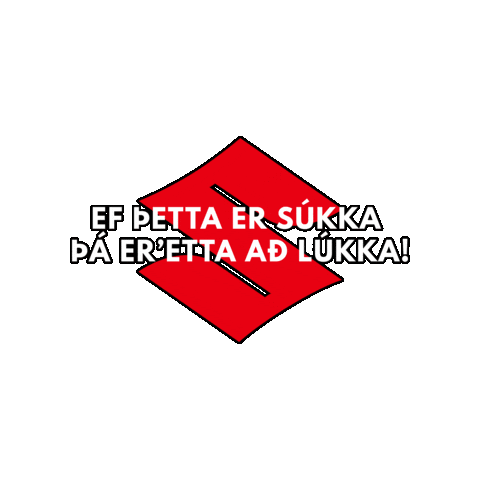 Alto Islenskt Sticker by Suzuki á Íslandi