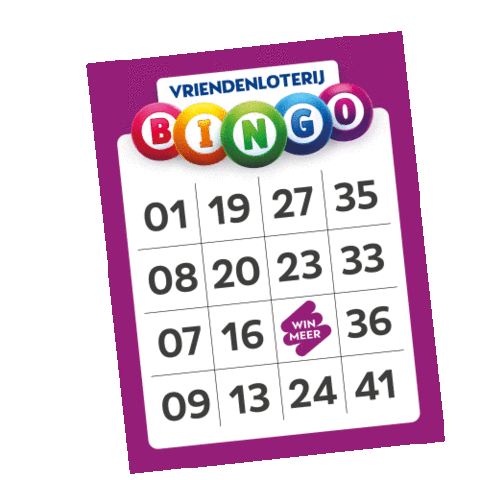 Bingo Winnen Sticker by VriendenLoterij
