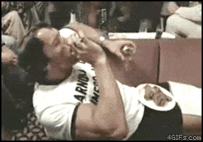 arnold schwarzenegger smoking GIF