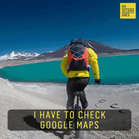 Traveling Google Maps GIF by 60 Second Docs
