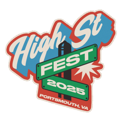 High Street Portsmouth Sticker by City of Portsmouth, VA Government