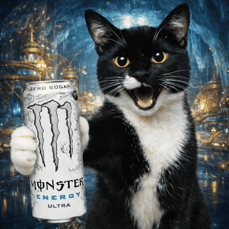 White Monster GIF
