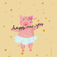 Happy Pig GIF