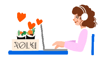 Sushi Rolkitorun Sticker by Rolki Olsztyn