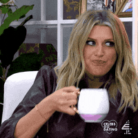 Hot Tea Drinking GIF by Celebs Go Dating