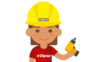 Builder Forte Sticker by Dyna & Cia