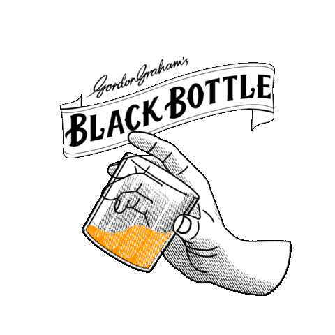 Black Bottle TW Sticker