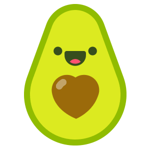 Avocado Keto Sticker