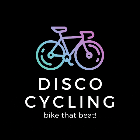 disco cycling GIF