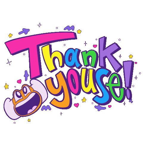 Thanks Thank You Sticker