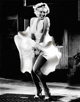Marilyn Monroe Wind GIF