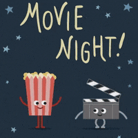 night at the movies GIF by evite