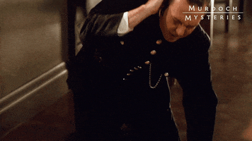 getting up tv shows GIF by Murdoch Mysteries