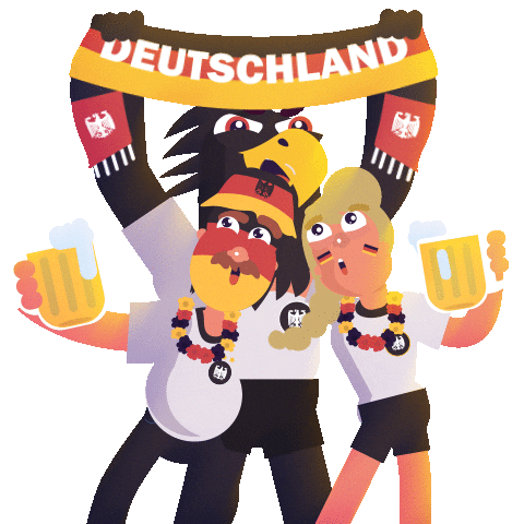 Germany Football Sticker by Manne Nilsson