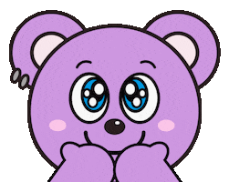 Bear Wow Sticker