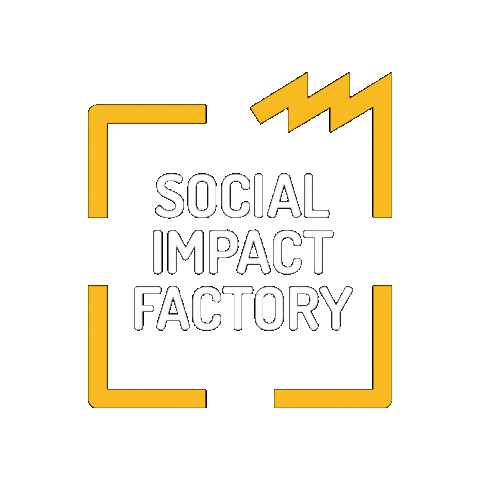 Social impact factory Sticker