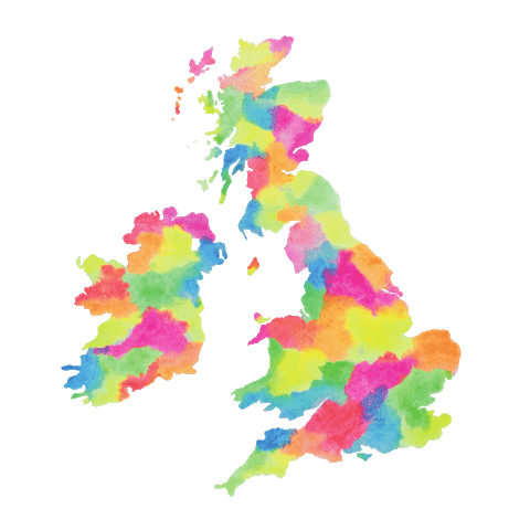 United Kingdom Rainbow Sticker